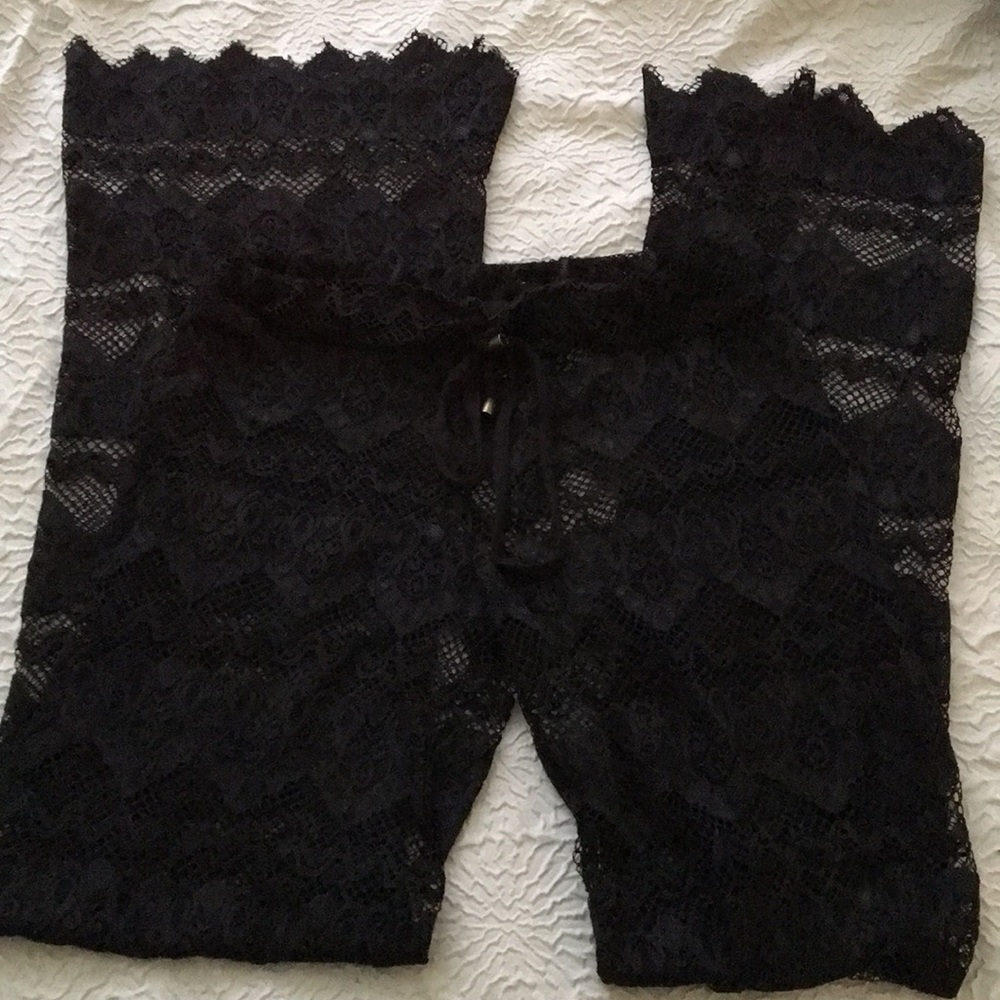 BNWOT Boho-Mesh Coverup Pants